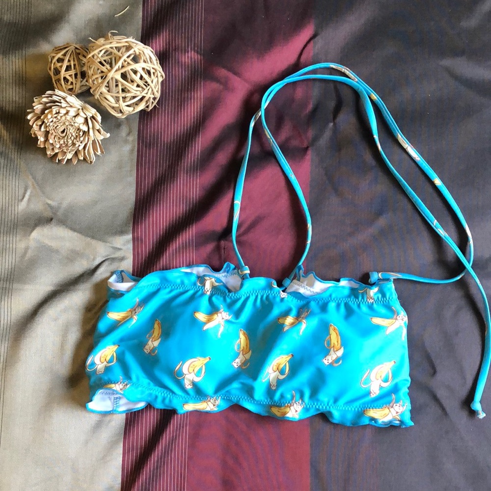 Banana Kitty Bikini Top 🍌🐱